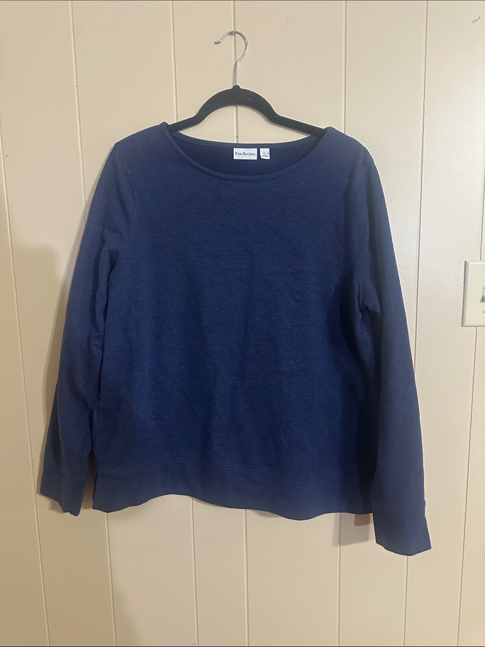 Women's Navy Crewneck Sweater